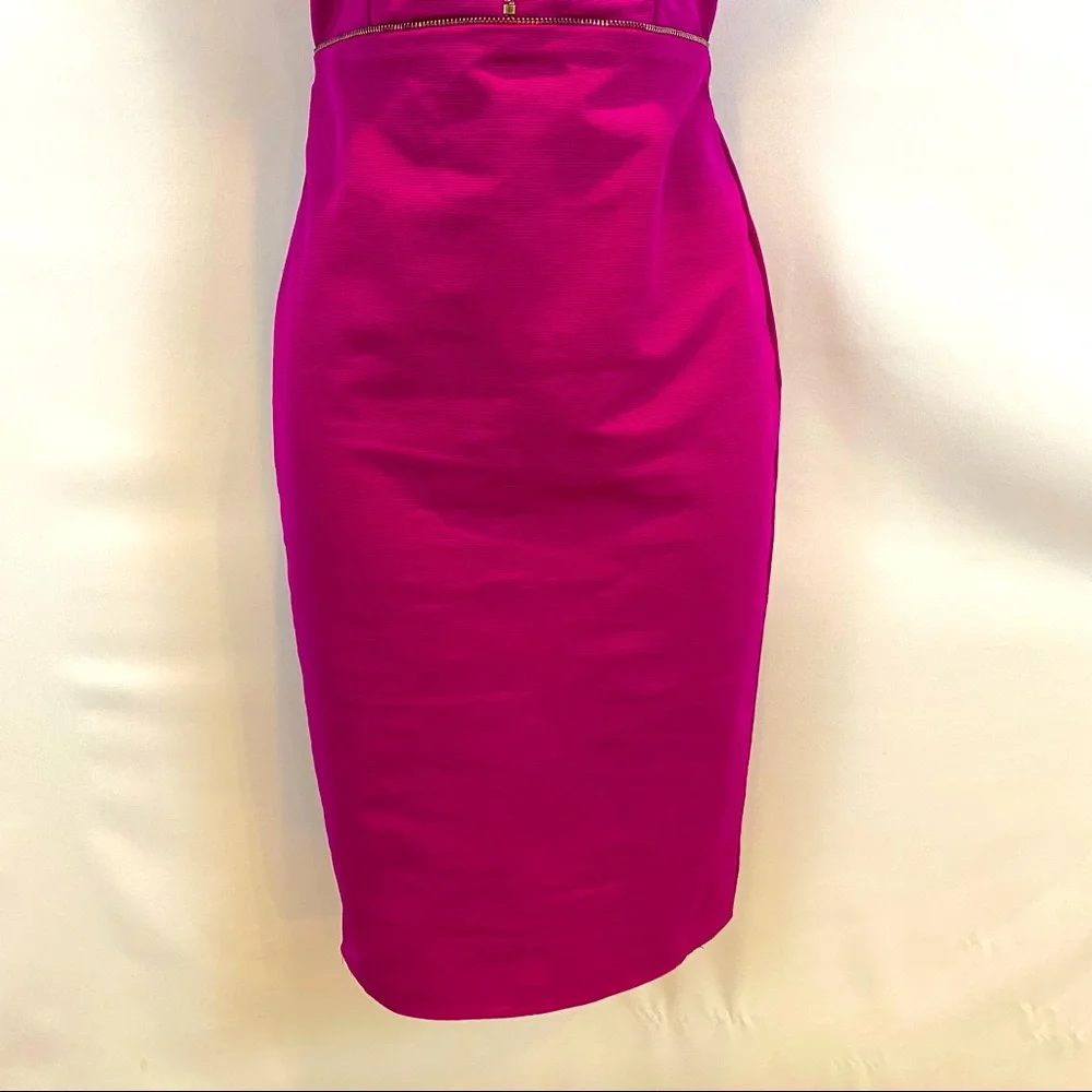 Bec and Bridge Argon Bustier Mini Dress in Bright Fuchsia Pink size 4 - Picture 6 of 17